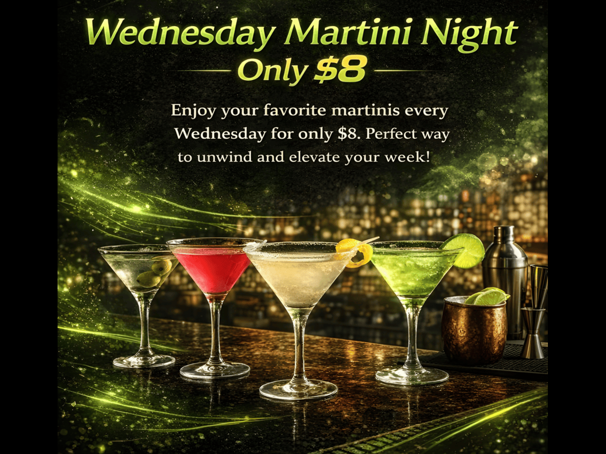 Wednesday martini night at Simulation Zone
